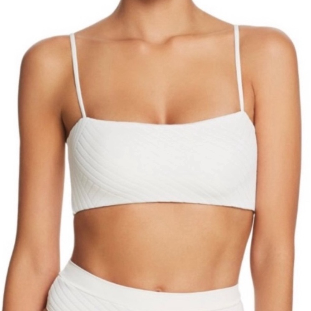 L*space rebel top textured cream size small